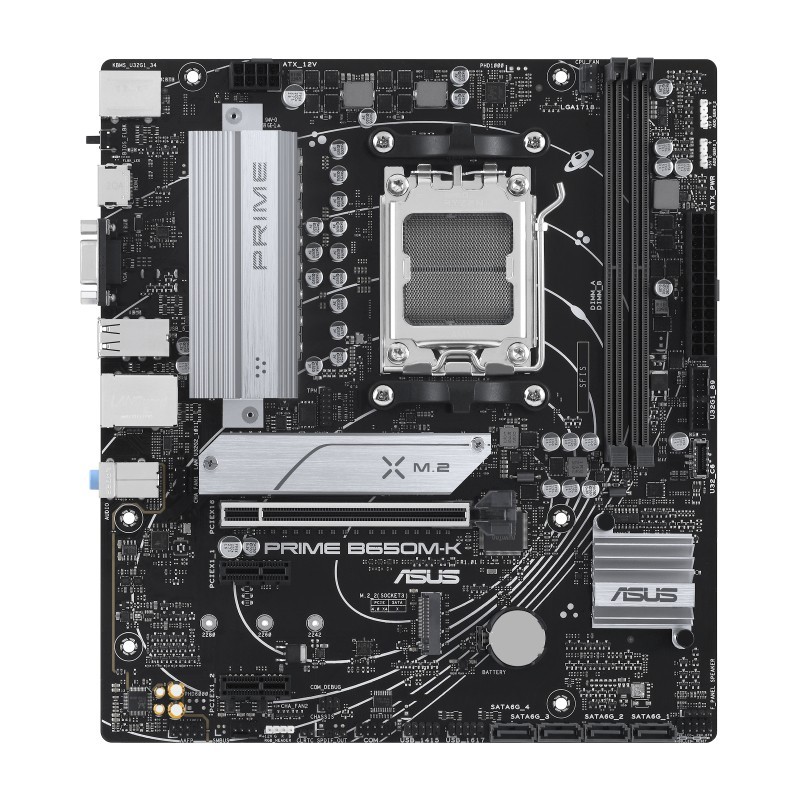 ASUS PRIME B650M-K - Socket AM5 - micro ATX - AMD B650 90MB1F60-M0EAY0