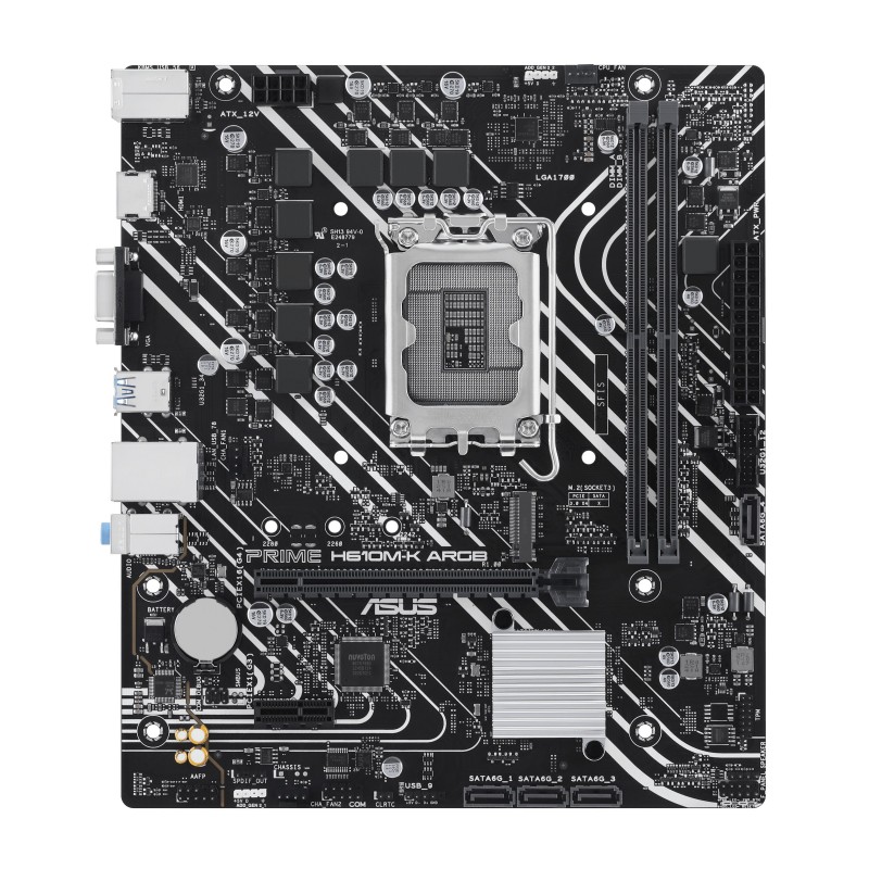 ASUS PRIME H610M-K ARGB - LGA 1700 - micro ATX - Intel H610 90MB1G90-M0EAY0
