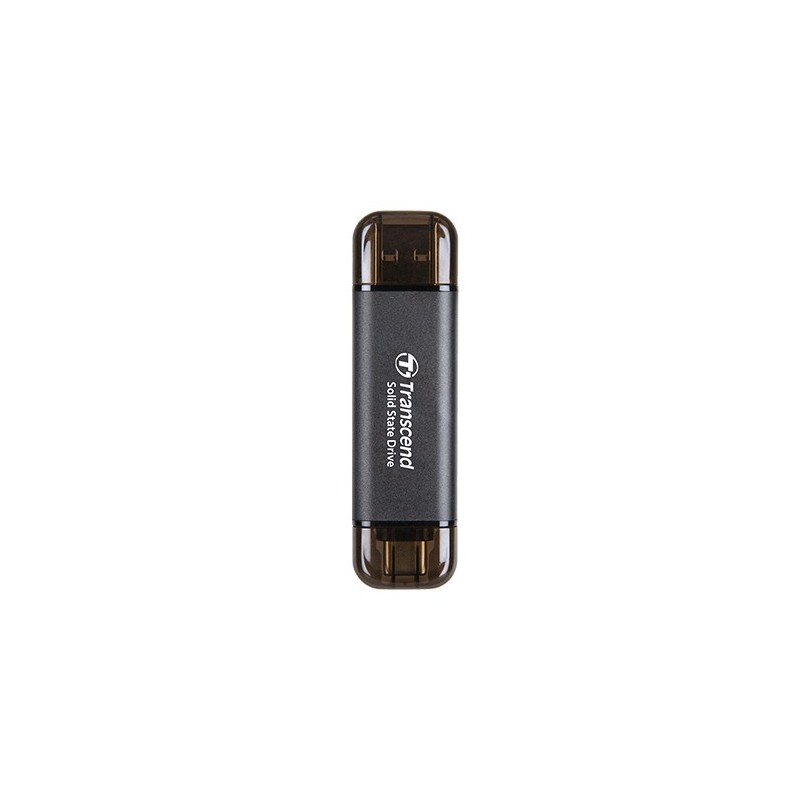 Transcend ESD310C - 256GB - USB Type-A to USB Type-C - Negro TS256GESD310C