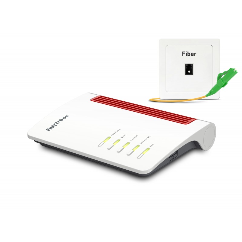 FRITZ!Box 5530 (WITH SFP XGSPON) - Doble banda (2,4 GHz   5 GHz) - Gigabit Ethernet - Blanco 20002959