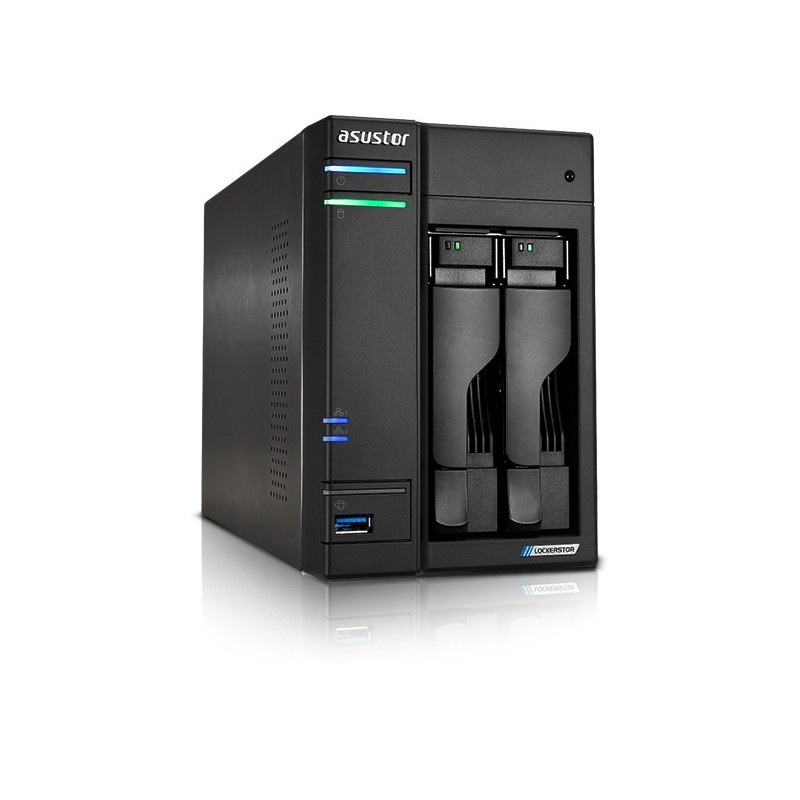 Asustor LOCKERSTOR 2 Gen2 (AS6702T) NAS Escritorio Ethernet Negro N5105