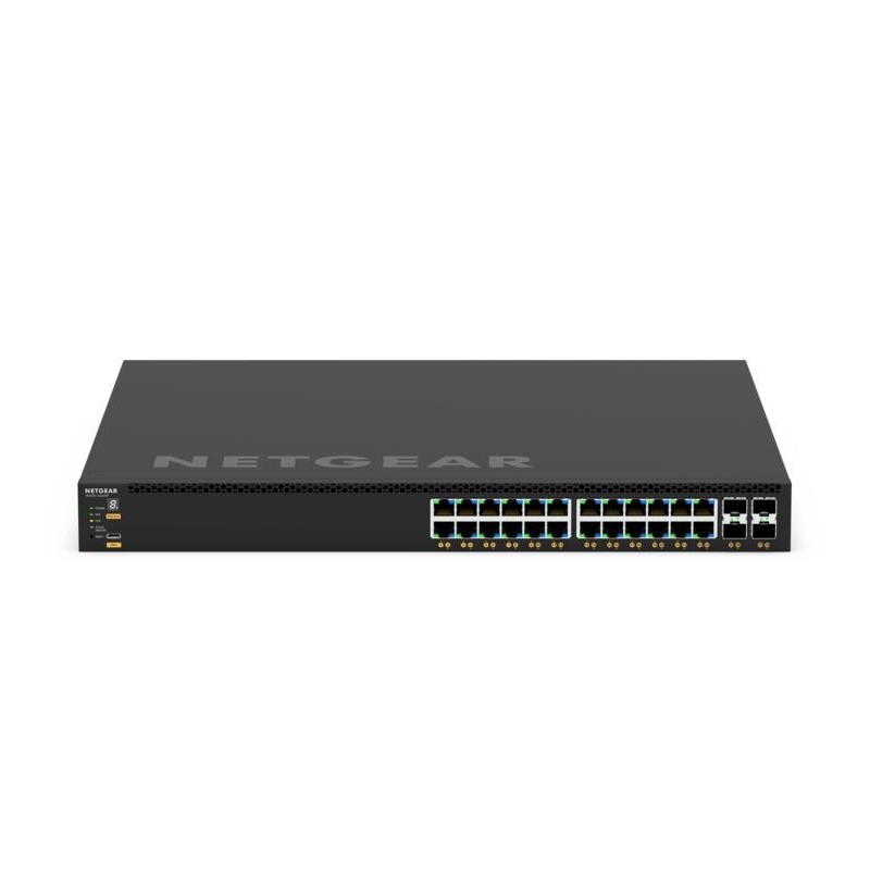 NETGEAR GSM4328-100AJS Gestionado L3 Gigabit Ethernet (10 100 1000) Energía sobre Ethernet (PoE) 1U Negro GSM4328-100NES