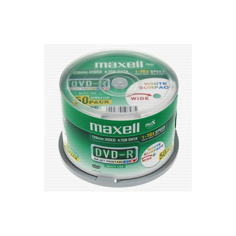Maxell tarrina 50 DVD-R 4,7Gb B0017TCMQS