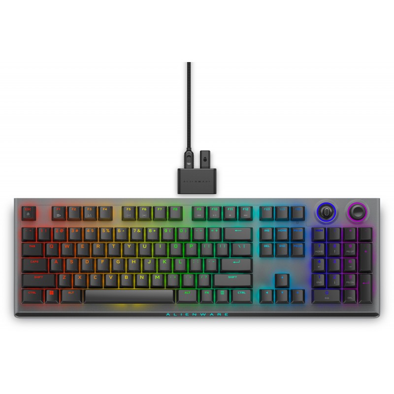 Alienware AW920K QWERTY inglés Gris AW920K-G-WW