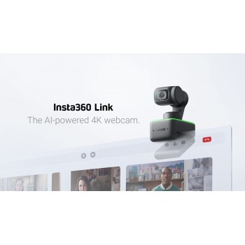 Insta360 Link 4k Webcam cámara web 1080 MP 3840 x 2160 Pixeles USB Negro, Verde CINSTBJ A