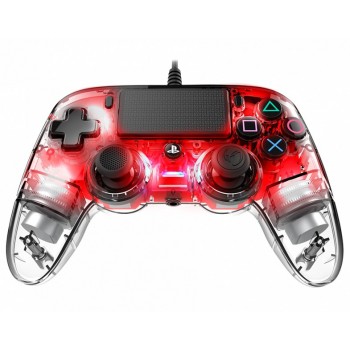Nacon COMPACT rojo PS4 PS4OFCPADCLRED