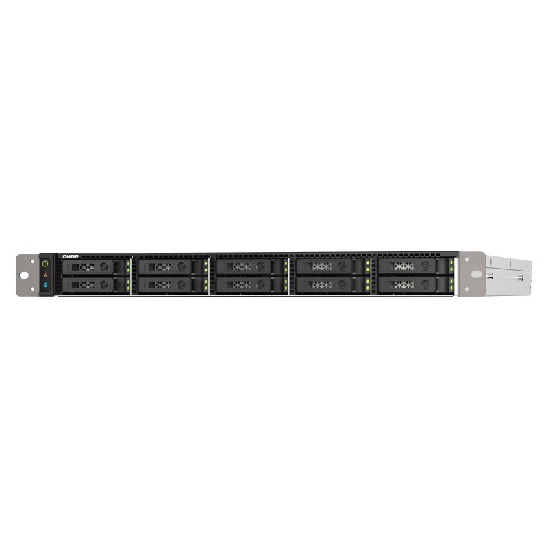 QNAP TS-h1090FU All-Flash NAS Server - 10 Bay U.2 NVMe Rackmount For Data Centers & 4K/8K Streaming