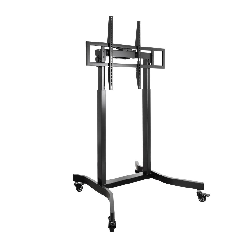TooQ LUX Soporte de Suelo con Ruedas y Regulación Eléctrica maximo 120kg FSM02-B