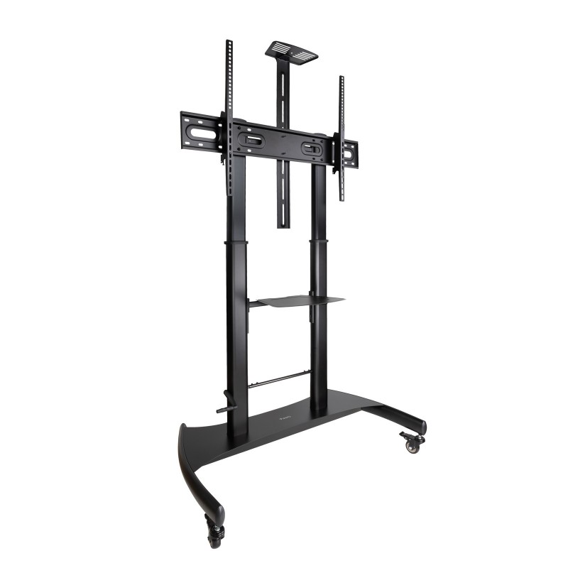 TooQ Ares Soporte de Suelo con Ruedas con Regulación de Altu de maximo 100kg FS20404HM-B