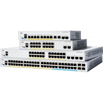 Cisco Catalyst 1300 Gestionado L2 Gigabit Ethernet (10 100 1000) Energía sobre Ethernet (PoE) Gris C1300-8FP-2G