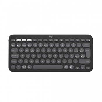 Logitech Pebble Keys 2 K380s QWERTY Español Grafito 920-011827