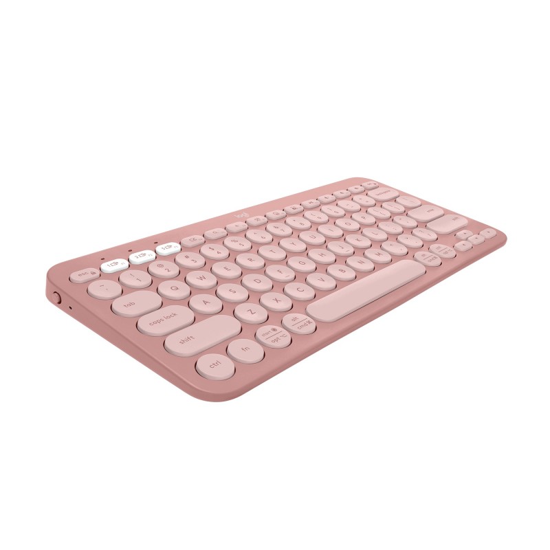Logitech Pebble Keys 2 K380s QWERTY Español Rosa 920-011829