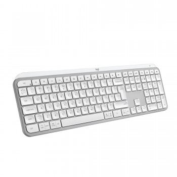 Logitech MX Keys S QWERTY Español Aluminio, Blanco 920-011578