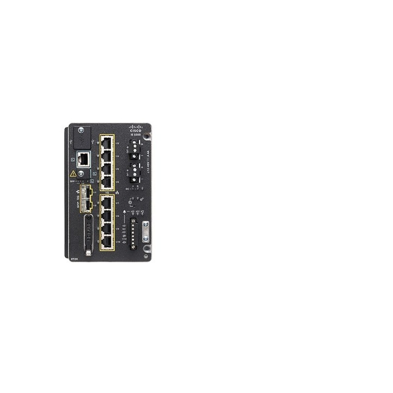 Cisco Catalyst IE-3300-8T2X-E switch Gestionado L3 Gigabit Ethernet (10 100 1000) Negro