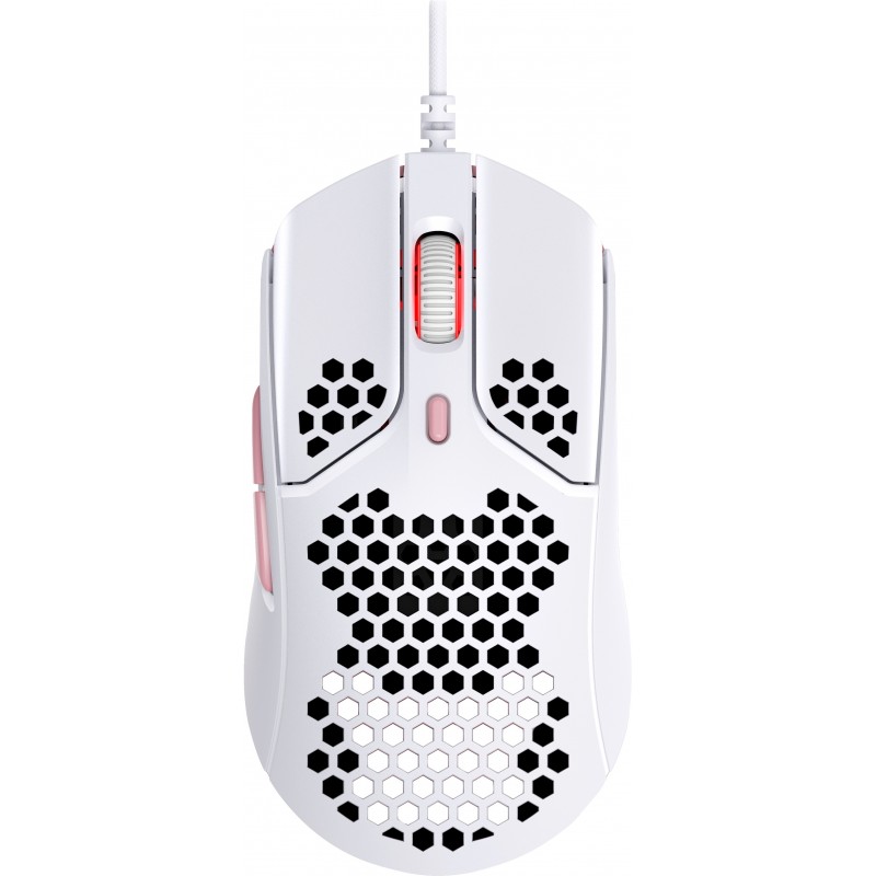HyperX Ratón gaming Pulsefire Haste (blanco-rosa) Rosa, Blanco 4P5E4AA