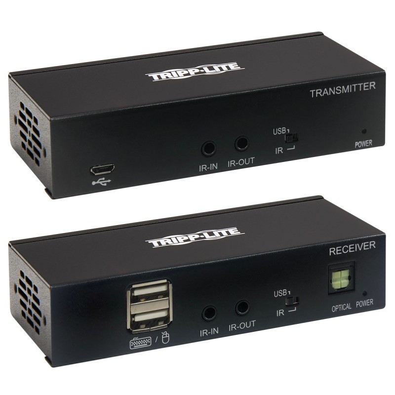 Tripp Lite B127A-1A1-BHBH extensor audio video Transmisor y receptor de señales AV Negro