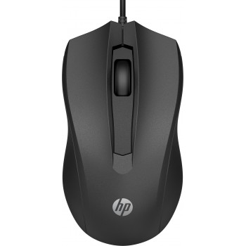 HP Ratón con cable 100 Negro 6VY96AA