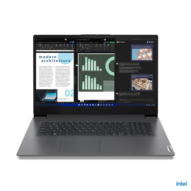 Lenovo V V17 Gris - 17.3" - Intel Core i3 - 8GB - 256GB SSD - Windows 11 Home 83A2001LSP
