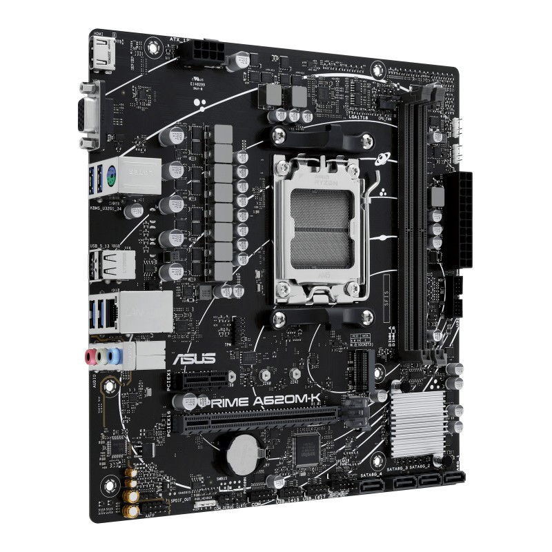 ASUS PRIME A620M-K - Socket AM5 - micro ATX - AMD A620 90MB1F40-M0EAY0
