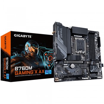 Gigabyte B760M Gaming X AX - LGA 1700 - micro ATX - Intel B760 Express B760M GAMING X AX G12