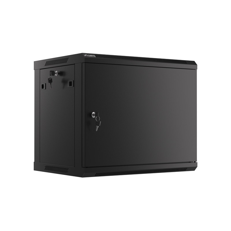 Lanberg WF01-6409-00B armario rack 9U Bastidor de pared Negro