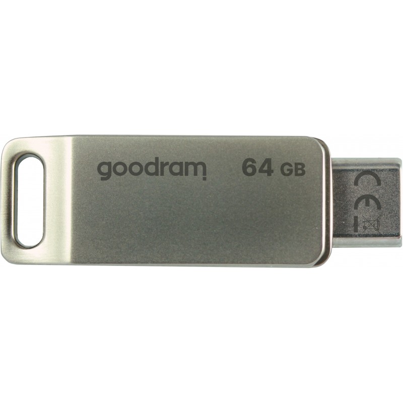 Goodram ODA3 unidad flash USB 64 GB USB Type-A   USB Type-C 3.2 Gen 1 (3.1 Gen 1) Plata ODA3-0640S0R11