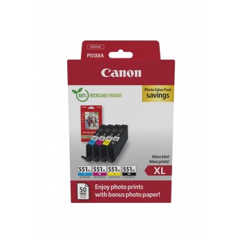 Canon 6443B008 Original Negro, Cian, Magenta, Amarillo Para PIXMA iP7250, PIXMA iP8750, PIXMA iX6850