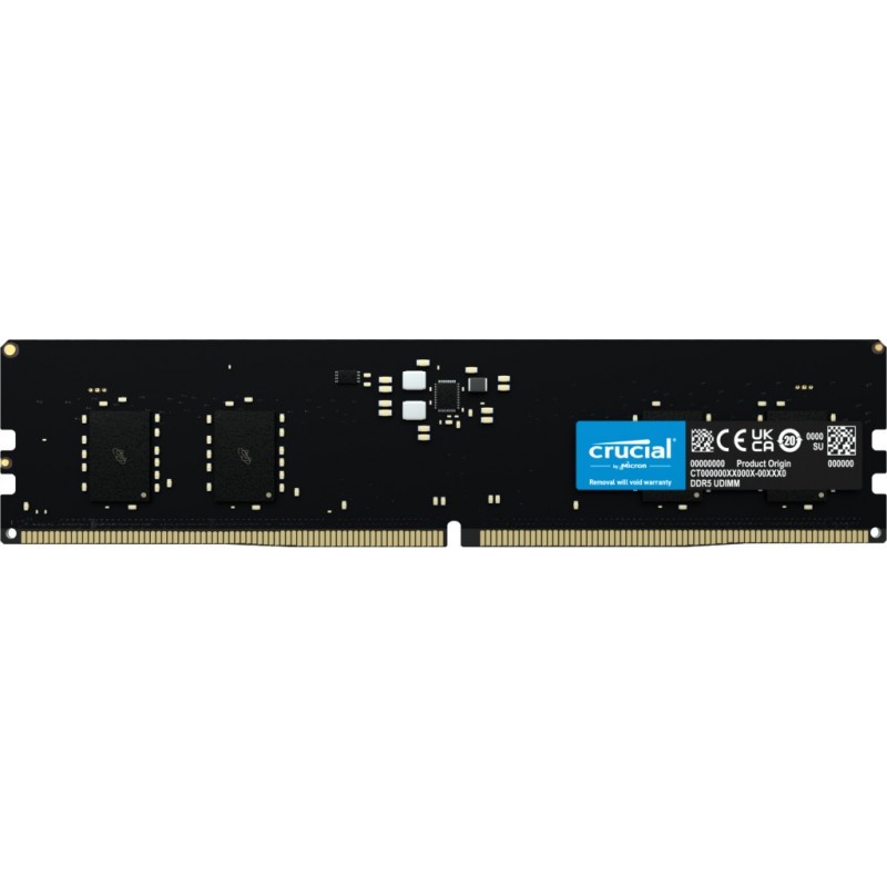 Crucial 8GB (1x8GB) DDR5-5600 CL46 8GB - 1 x 8GB DDR5 5600 MHz CT8G56C46U5