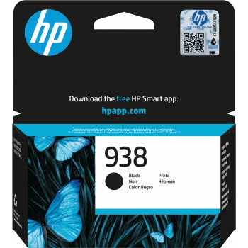 Cartucho original de tinta negra HP 938 4S6X8PE