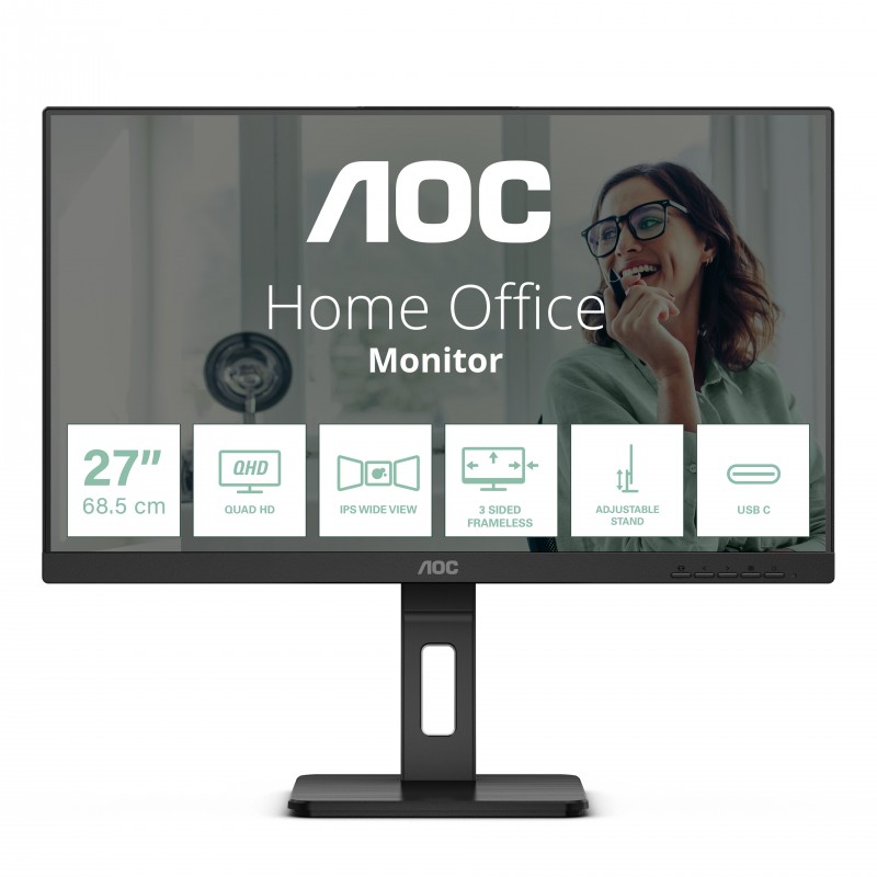 AOC Q27P3CV - 27" Quad HD - LED - Negro - 75Hz