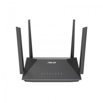 ASUS RT-AX52 AX1800 AiMesh - Doble banda (2,4 GHz   5 GHz) - Gigabit Ethernet - Negro 90IG08T0-MO3H00