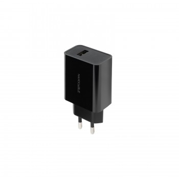 Cargador de Pared Nanocable  1xUSB 2.1A Negro 10.10.2004
