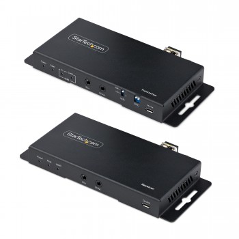 StarTech.com Juego Extensor de HDMI 4K por Fibra - 4K a 60Hz hasta 1km (Monomodo) o 330m (Multimodo) ST121HD20FXA2