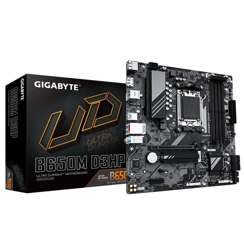 Gigabyte B650M D3HP - Socket AM5 - micro ATX - AMD B650 9MB65MDHP-00-10