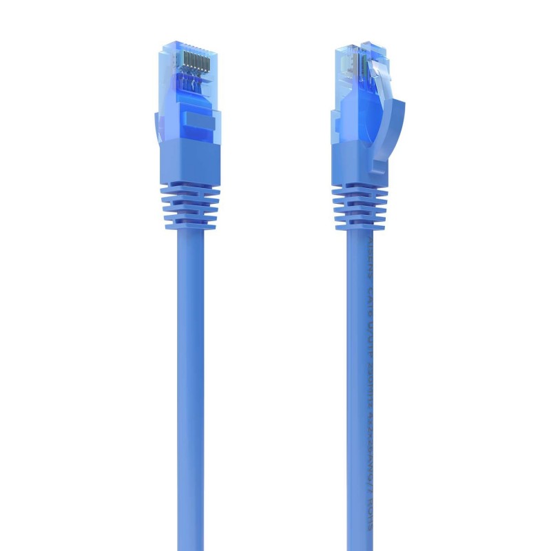 AISENS Cable De Red Latiguillo RJ45 Cat.6 UTP AWG26 CCA, Azul, 3.0 m A135-0802