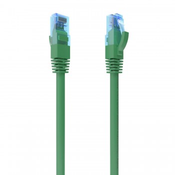 AISENS Cable De Red Latiguillo RJ45 Cat.6 UTP AWG26 CCA, Verde, 2.0 m A135-0811