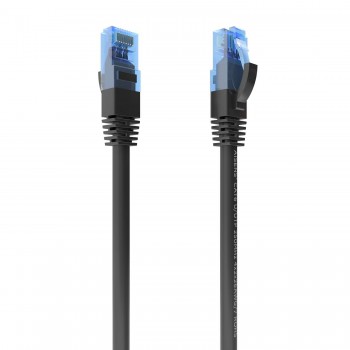 AISENS Cable De Red Latiguillo RJ45 Cat.6 UTP AWG26 CCA, Negro, 5.0 m A135-0848