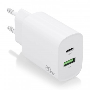 Cargador dAisens   1xUSB-C   1xUSB-A   20W A110-0754