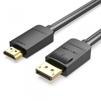 Cable Vention   Displayport Macho - HDMI Macho  1.5m  Negro HADBG