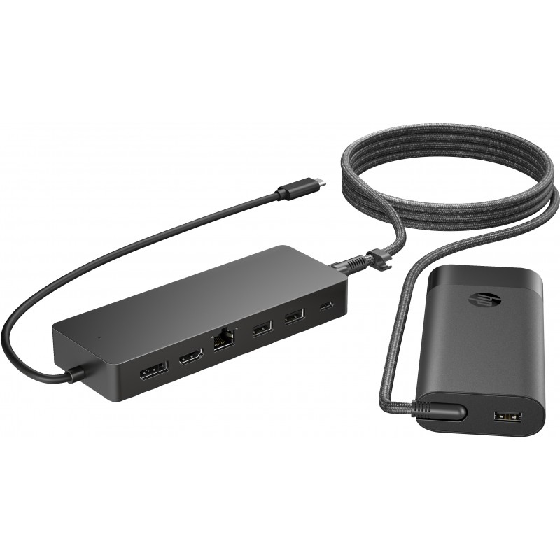 HP Universal USB-C Hub and Laptop Charger Combo 9H0H9AAABB