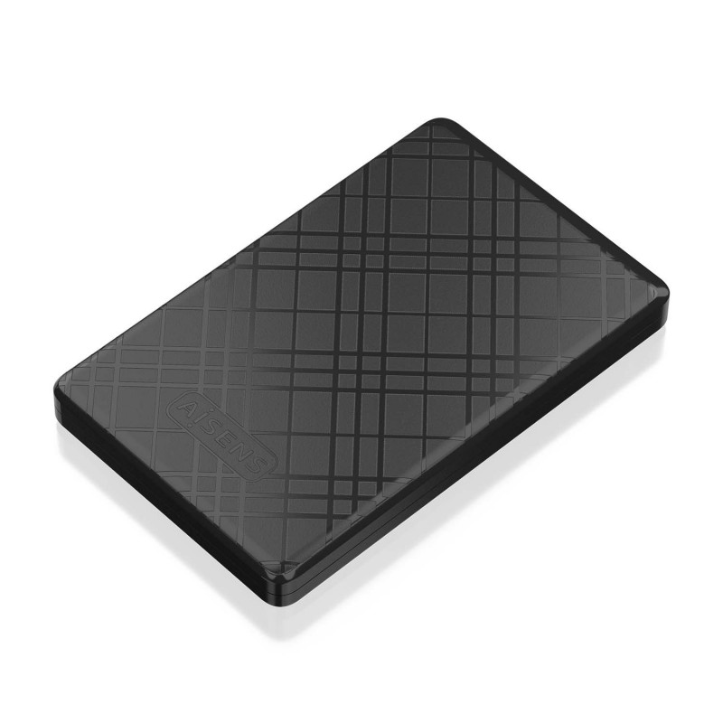 AISENS Caja Externa 2,5" ASE-2522B 9.5mm SATA a USB 3.0 USB3.1 Gen1, Negra