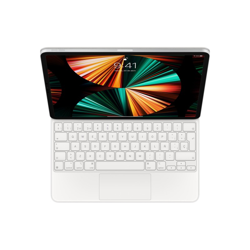 (Reacondicionado) Magic Keyboard para el iPad Pro de 12,9 pulgadas (5.ª generación) - Español - Blan MJQL3Y A?ES