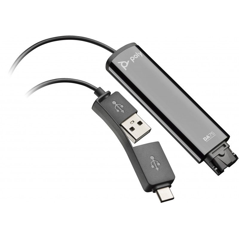POLY Adaptador DA75 USB a QD 786C6AA