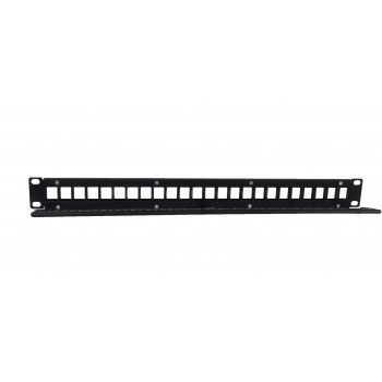 Phasak Panel frontal 19" RJ45 24P UTP Cat.6 Dual Block RJ45 - PA 3424