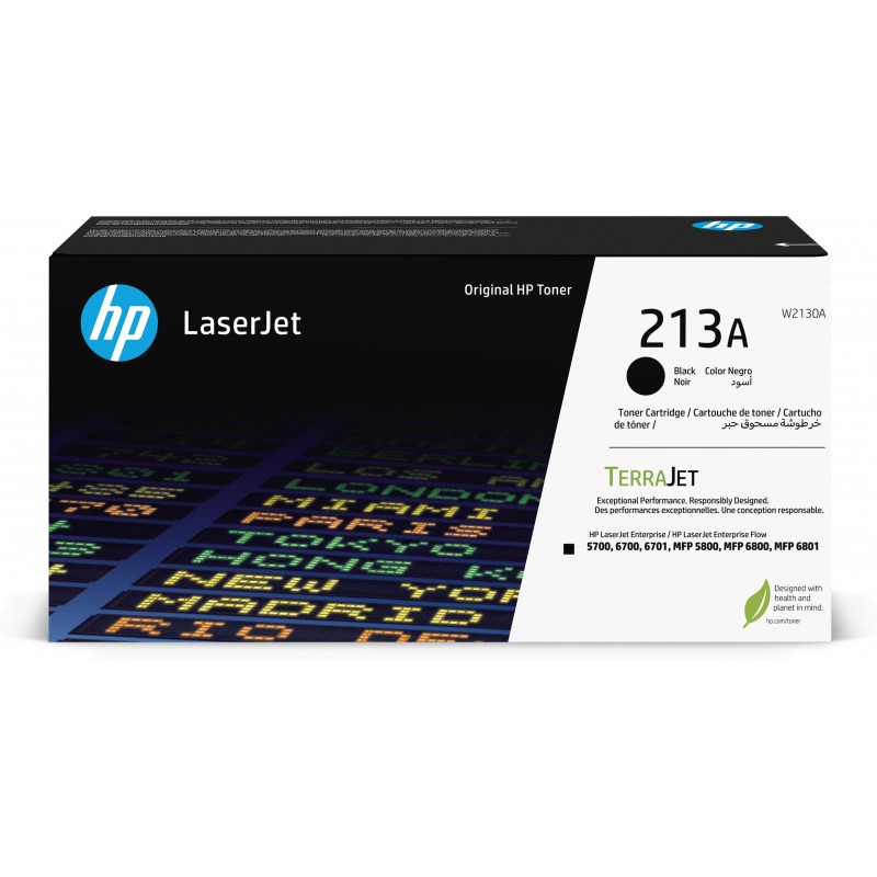 HP Cartucho de tóner Original LaserJet 213A negro W2130A