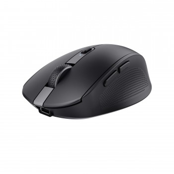 Ratón Trust Ozaa Inalámbrico - USB 2.0 Tipo A - Óptico - Negro -  24819