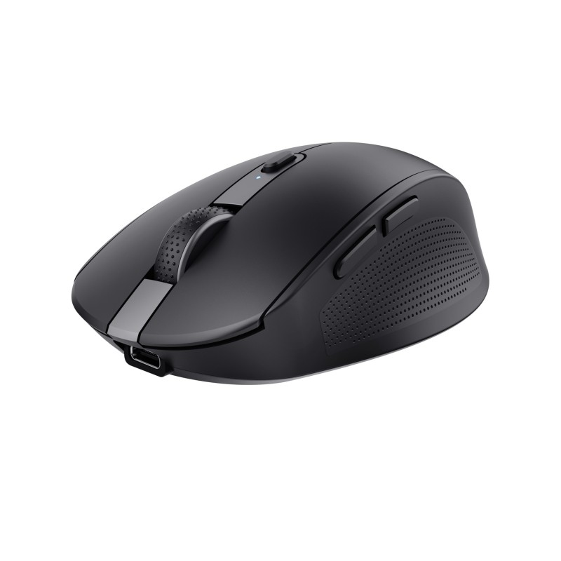 Ratón Trust Ozaa Inalámbrico - USB 2.0 Tipo A - Óptico - Negro -  24819