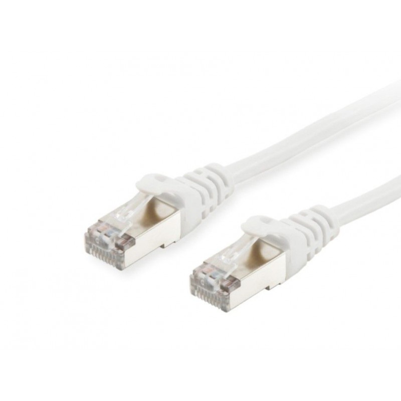 LATIGUILLO APANTALLADO CAT.6A S FTP LSOH 2M COLOR BLANCO EQUIP 606004