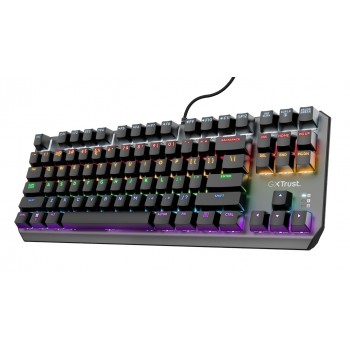 Trust GXT 834 CALLAZ teclado USB QWERTY Negro 24407