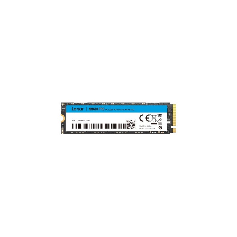 Lexar NM610PRO M.2 1 TB PCI Express 3.0 NVMe LNM610P001T-RNNNG